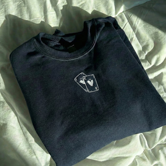 Sweatshirt Personalizável Cartas