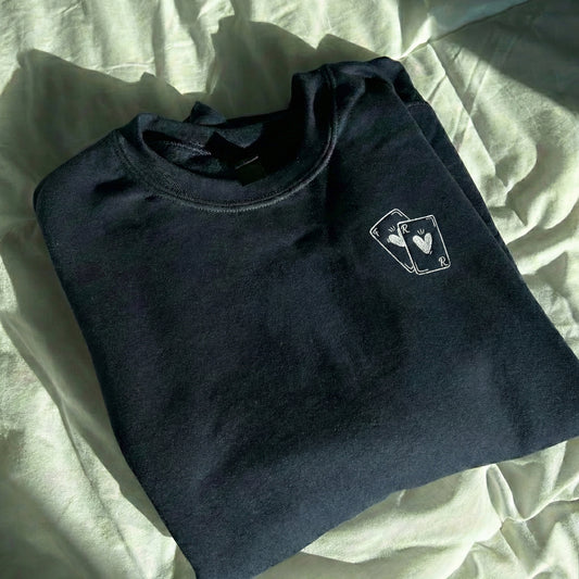 Sweatshirt Personalizável Cartas