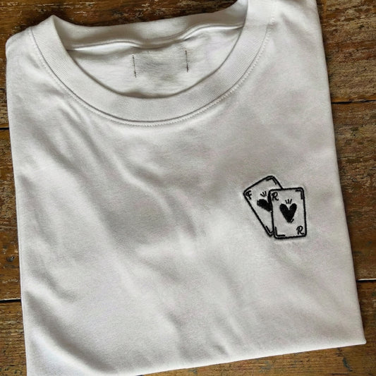 T-shirt Personalizável Cartas