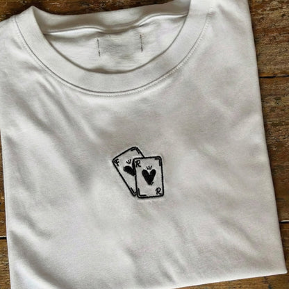 T-shirt Personalizável Cartas